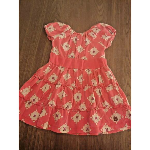 Tea Collection Girls Pink Floral Dress Girls Size 12-18 months - Picture 4 of 4